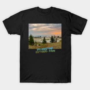 Yellowstone National Park - West Thumb Geyser Trail T-Shirt